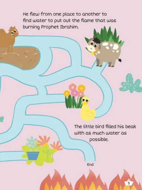 theilmcorner - Prophet Ibrahim and the Little Bird Islamic Children's Storybook - View 2