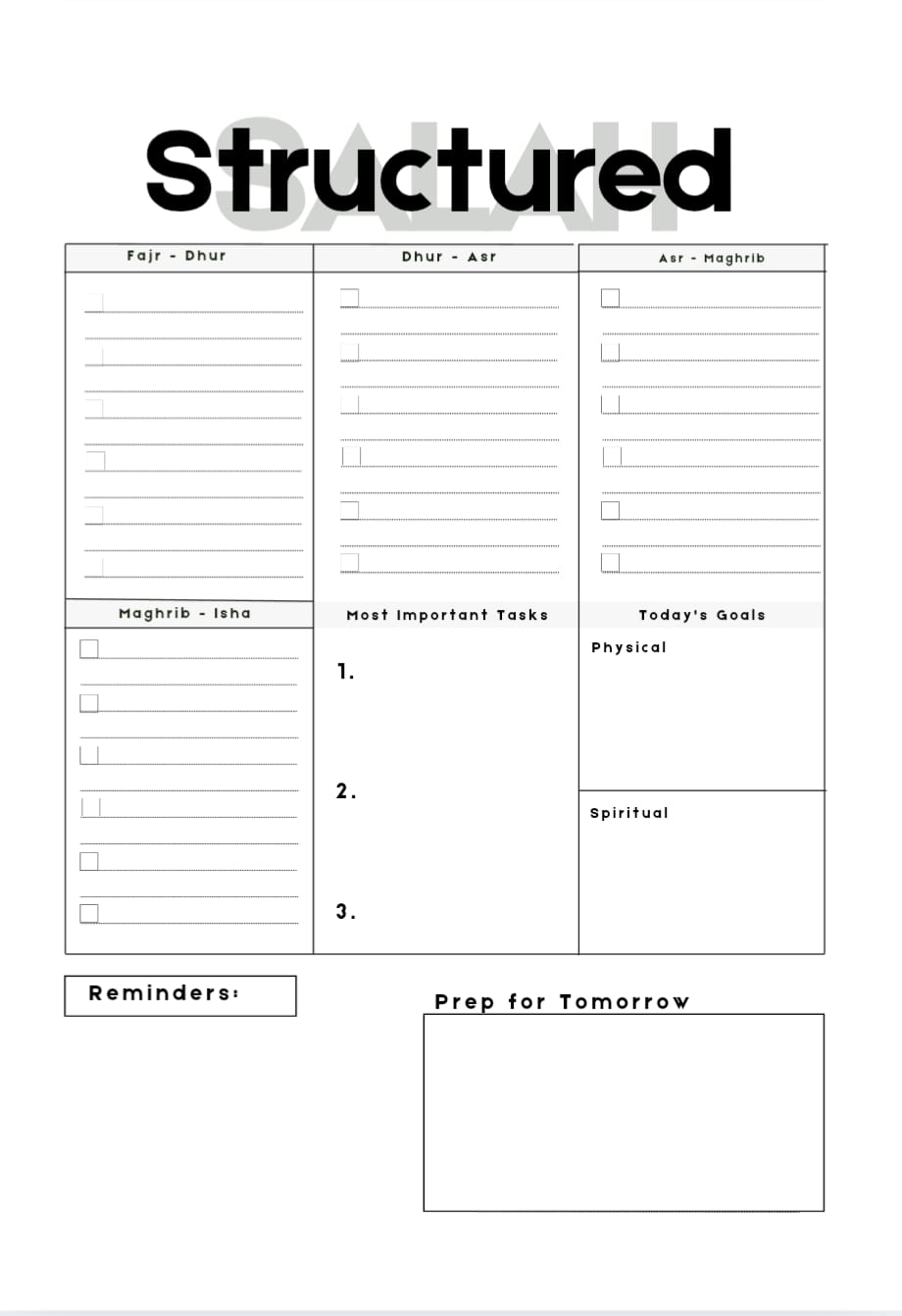 Planned with Purpose (The Ultimate, Salah-Structured Agenda) - Image 2