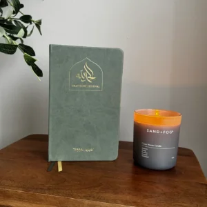 theilmcorner - Olive Leather Gratitude Journal for Daily Reflection and Mindfulness - View 5