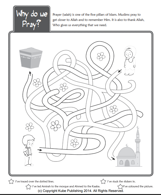All about Prayer (Salah) Activity Book - Image 3
