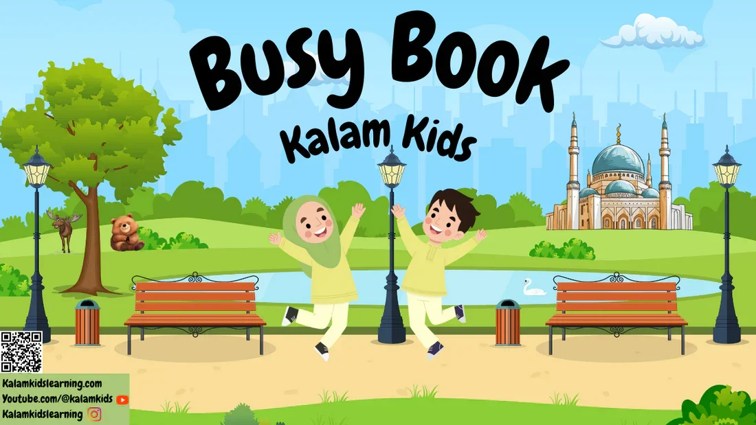 theilmcorner - kalam kids busy book | arabic & islamic activity book for kids