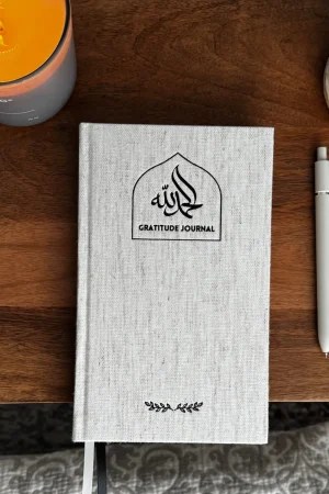 theilmcorner - dove linen gratitude journal for daily shukr