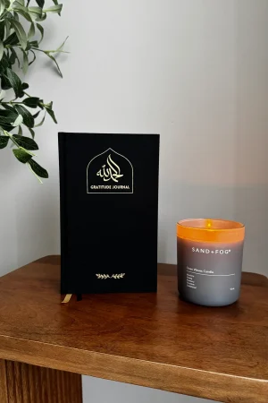 theilmcorner - Midnight Linen Gratitude Journal for Daily Reflection