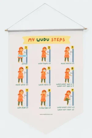 My Wudu Steps Banner (Girls) product photo